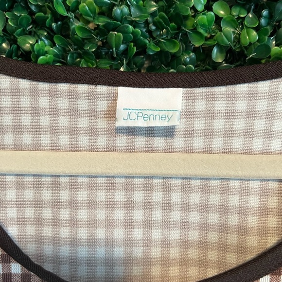 Vintage JCPenny Checkered Apron - Picture 2 of 5